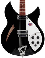 Semi hollow elektriche gitaar Rickenbacker 330 - Jetglo - Jetglo