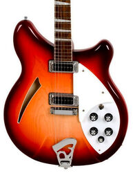 Semi hollow elektriche gitaar Rickenbacker 360 FG - Fire glow