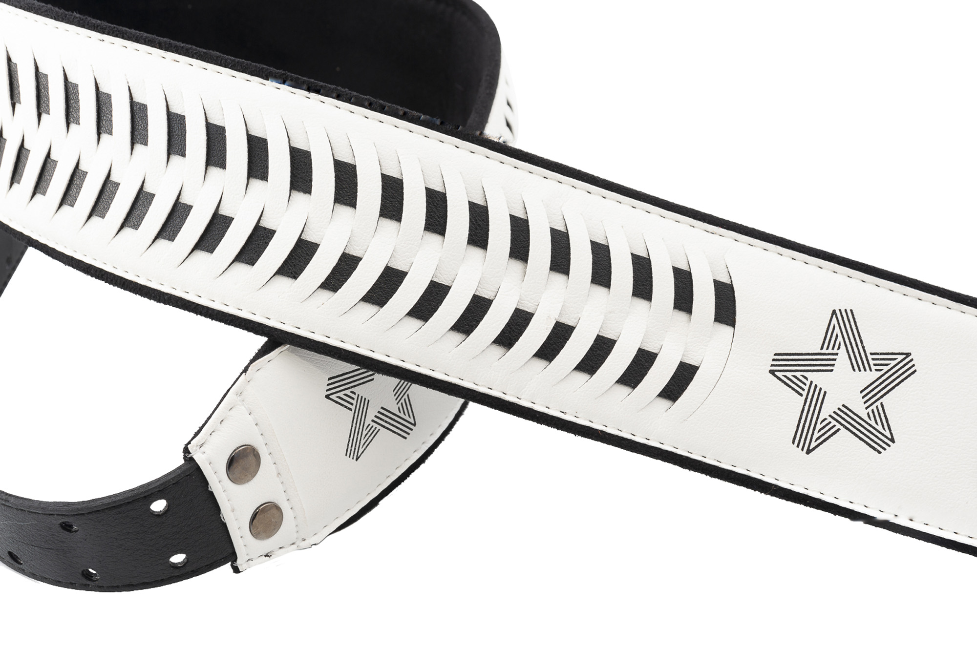 Righton Straps Courroie Vegan Righton Paul Turner Blanc - Gitaarriem - Variation 1
