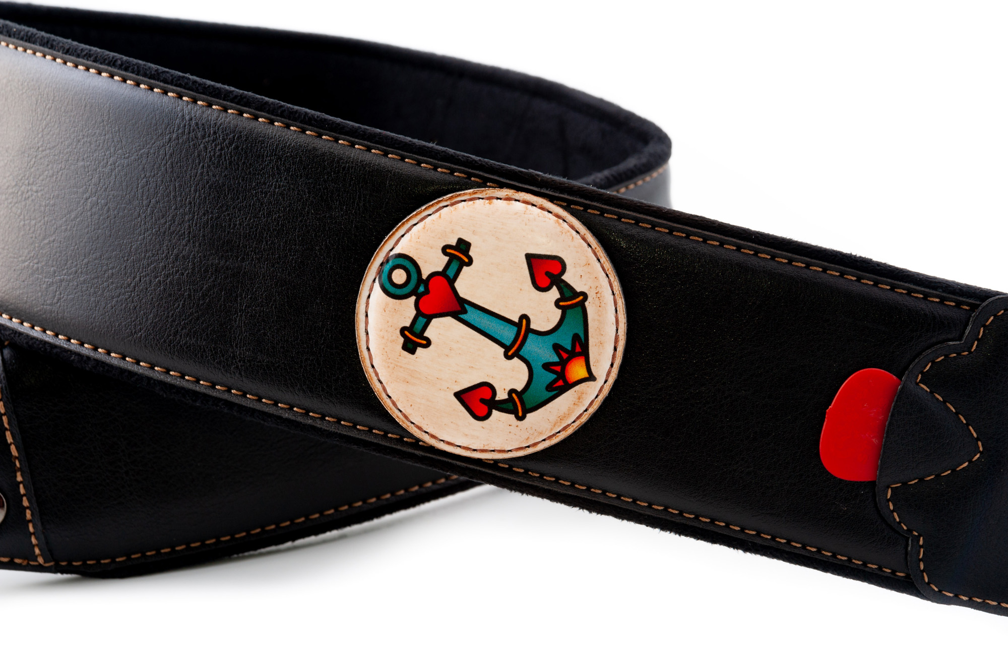 Righton Straps Courroie Vegan Tatoo Anchor - Gitaarriem - Variation 2
