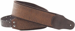 Gitaarriem Righton straps Bassman B-SANDOKAN Guitar/Bass Strap - Woody