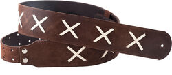 Gitaarriem Righton straps Leather Strap Legend DG Brown