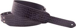 Gitaarriem Righton straps Wild Alligator Black