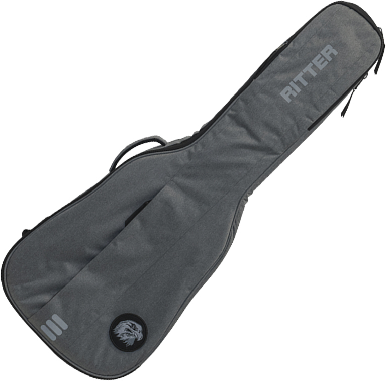 Ritter Carouge Rgc3-f.egr Folk Dreadnought Auditorium Guitar Bag Elephant Grey - Tas voor Akoestische Westerngitaar - Main picture