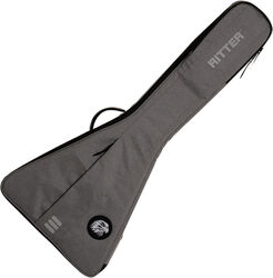 Tas voor elektrische gitaar Ritter Carouge RGC3-V.EGR Flying V Electric Guitar Bag - Elephant Grey