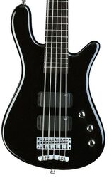 Solid body elektrische bas Rockbass Rockbass Streamer Standard 5 String - Black high polish