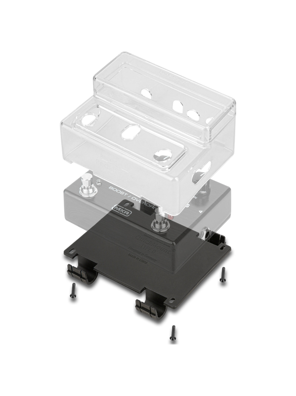 Rockboard Pedalsafe Et Quickmount Type D1 Pour PÉdale Large Une RangÉe De Knob (mxr, Keeley, Electro Harmonix) - Toebehoren en onderdelen voor effecte