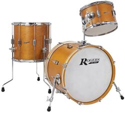 Standaard drumstel Rogers TWR-0318HX-SFWS Tower Series - 3 trommels - Fruitwood stain