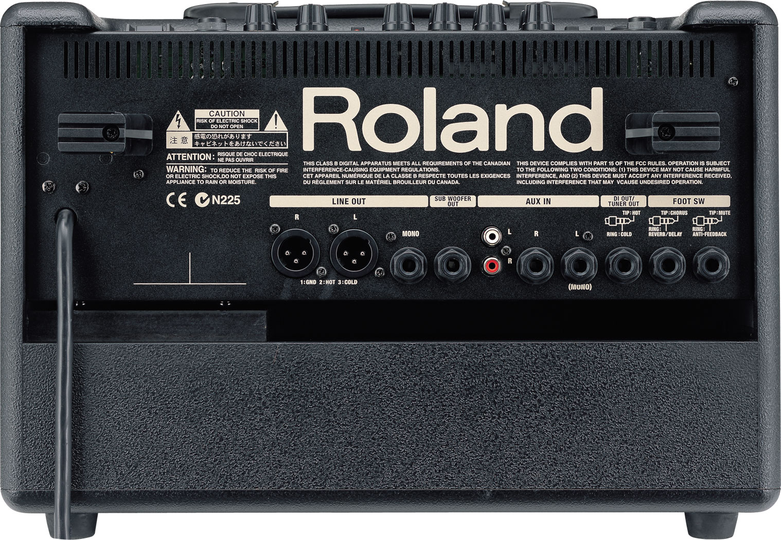 Roland Ac-60 Black - Combo voor akoestische gitaar - Variation 1