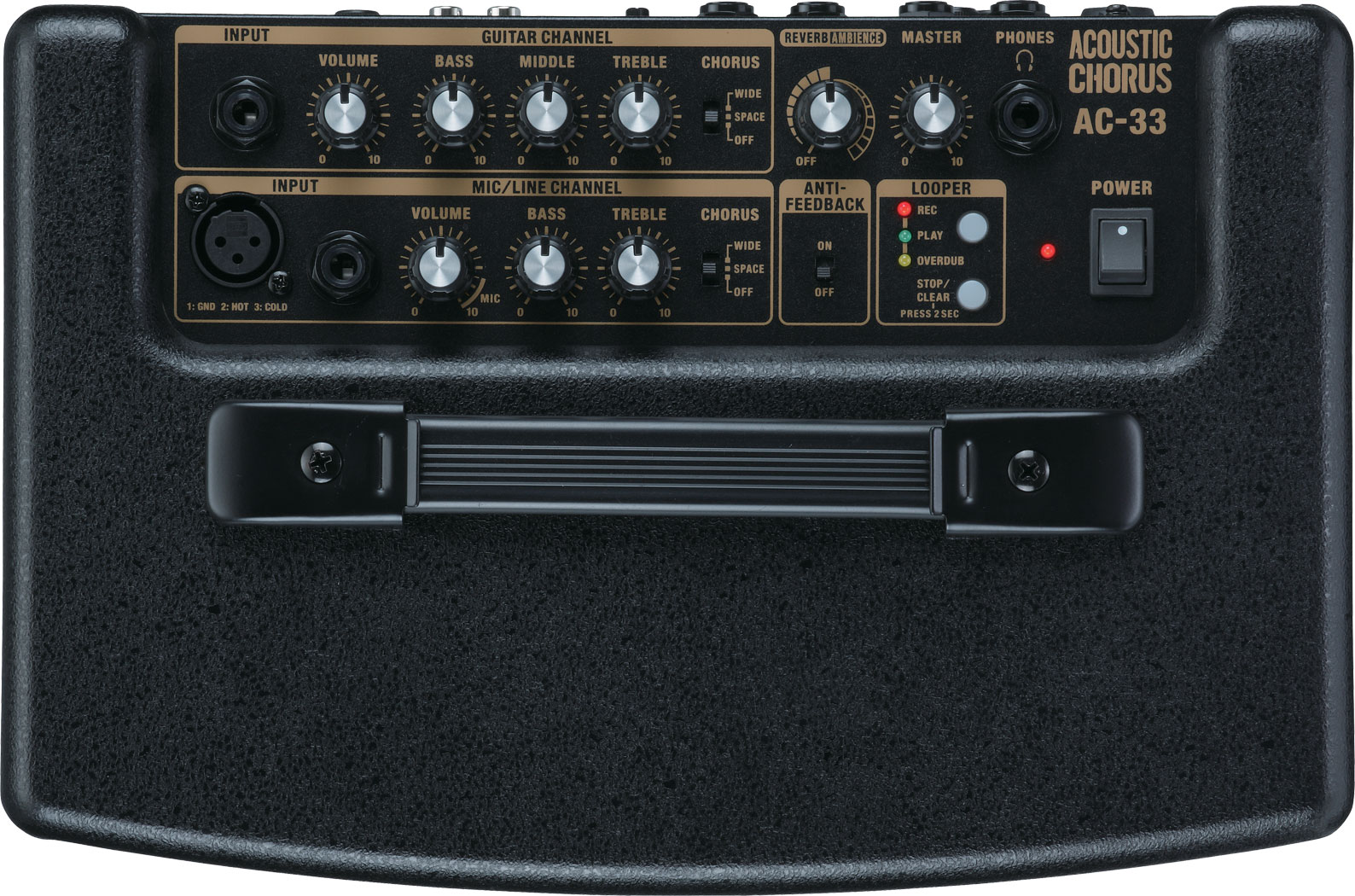Roland Ac-33 Black - Combo voor akoestische gitaar - Variation 1