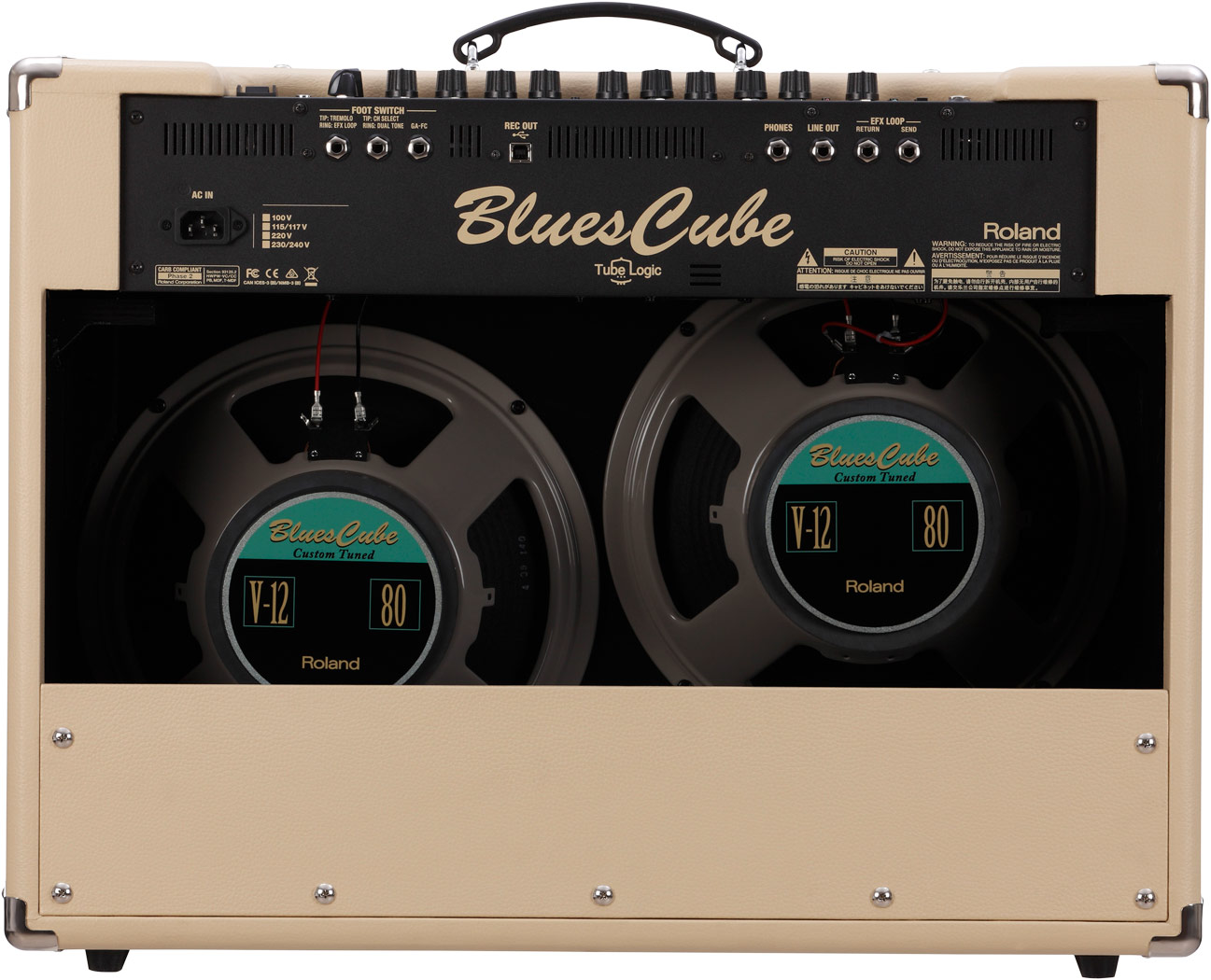 Roland Blues Cube Artist 85w 2x12 Blonde - Combo voor elektrische gitaar - Variation 1