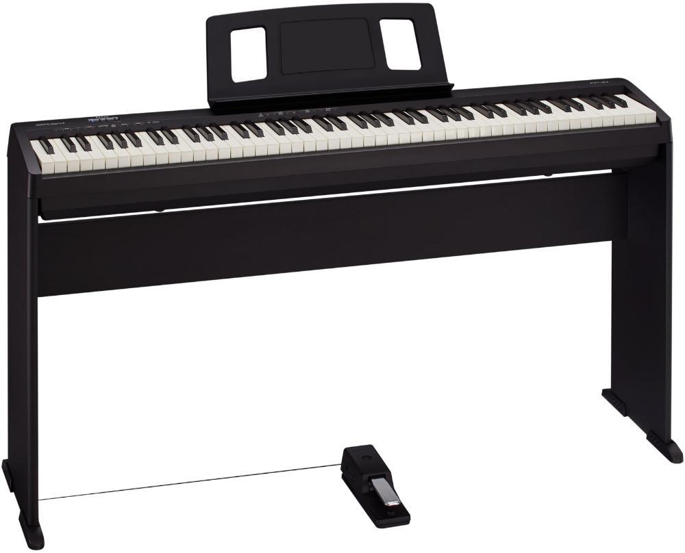 Draagbaar digitale piano Roland FP-10 BK + Stand KSCFP10