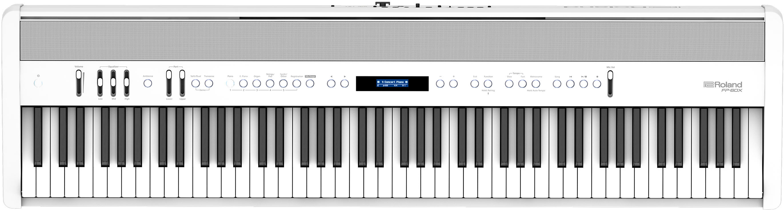 Roland Fp-60x Wh - Draagbaar digitale piano - Main picture