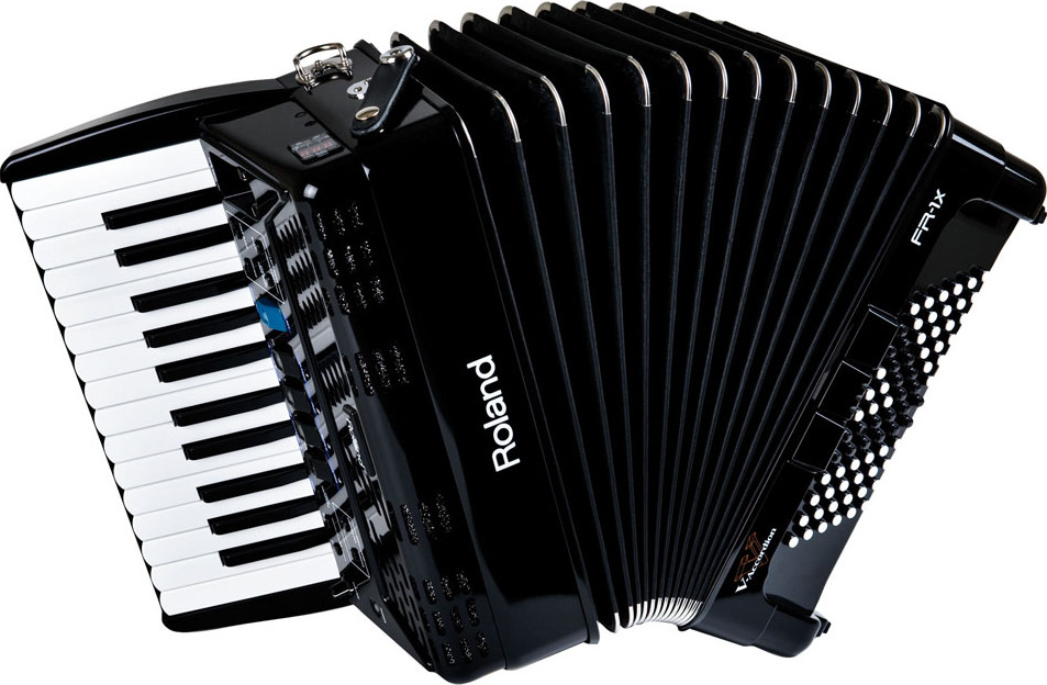 Roland Fr 1x  Clavier Black V Accordeon - Chromatische accordeon - Main picture