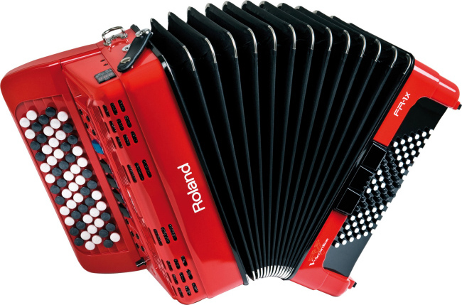 Roland Fr 1x B Bouton Red V Accordeon - Chromatische accordeon - Main picture