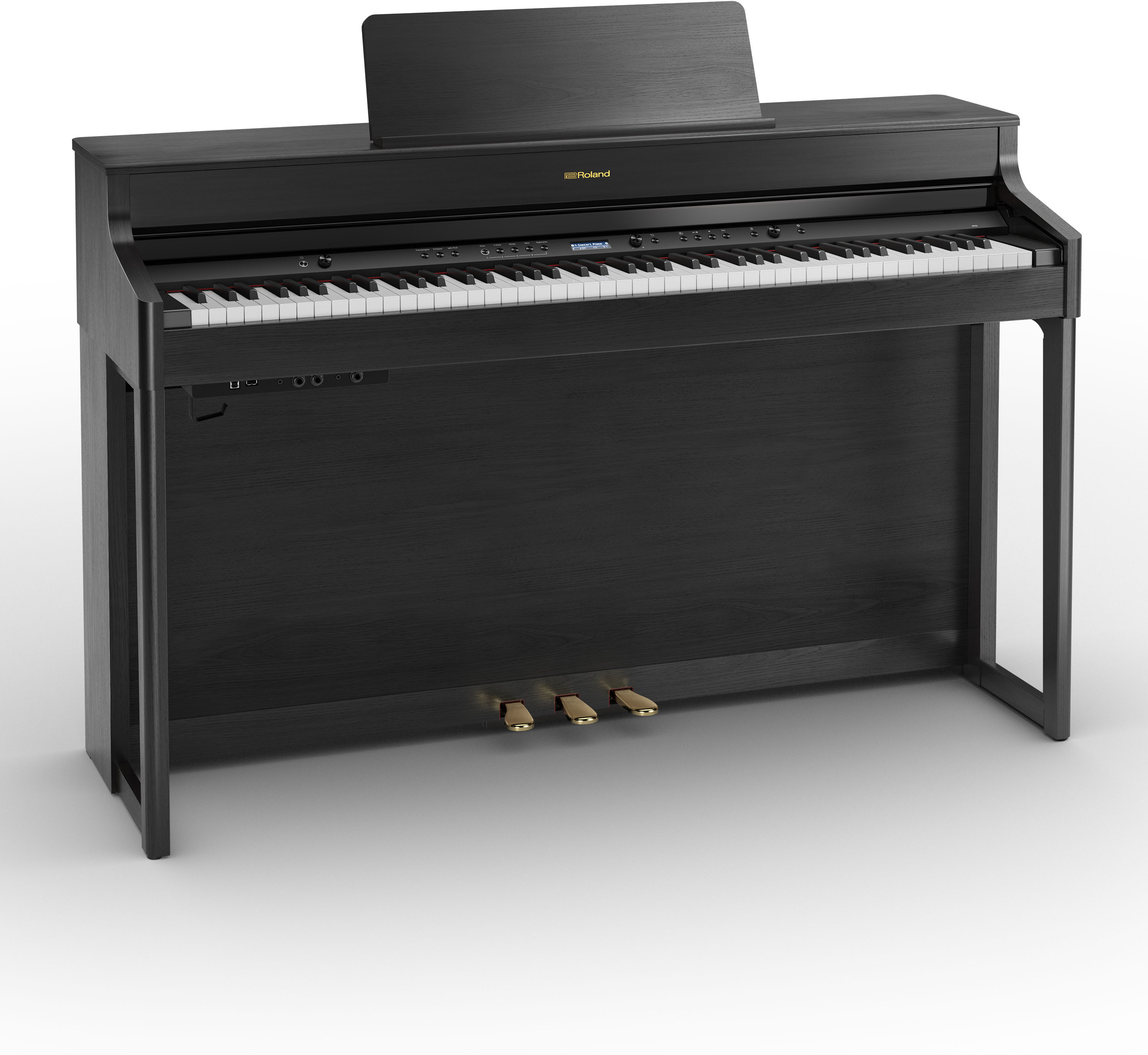 Roland Hp 702 Ch Noir Mat - Digitale piano met meubel - Main picture
