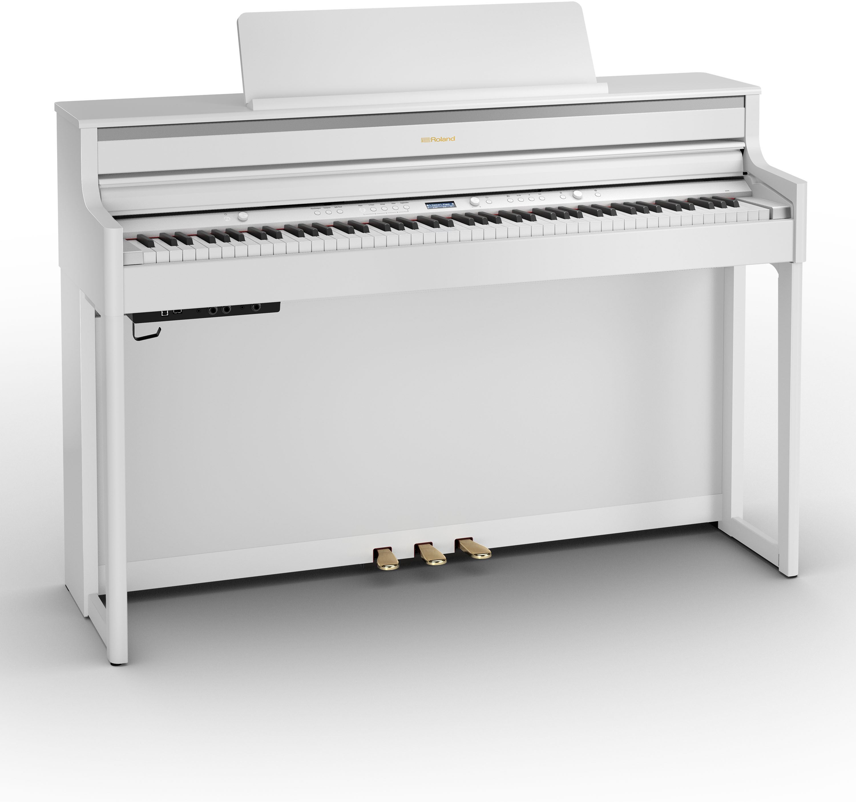Roland Hp704 Wh White - Digitale piano met meubel - Main picture