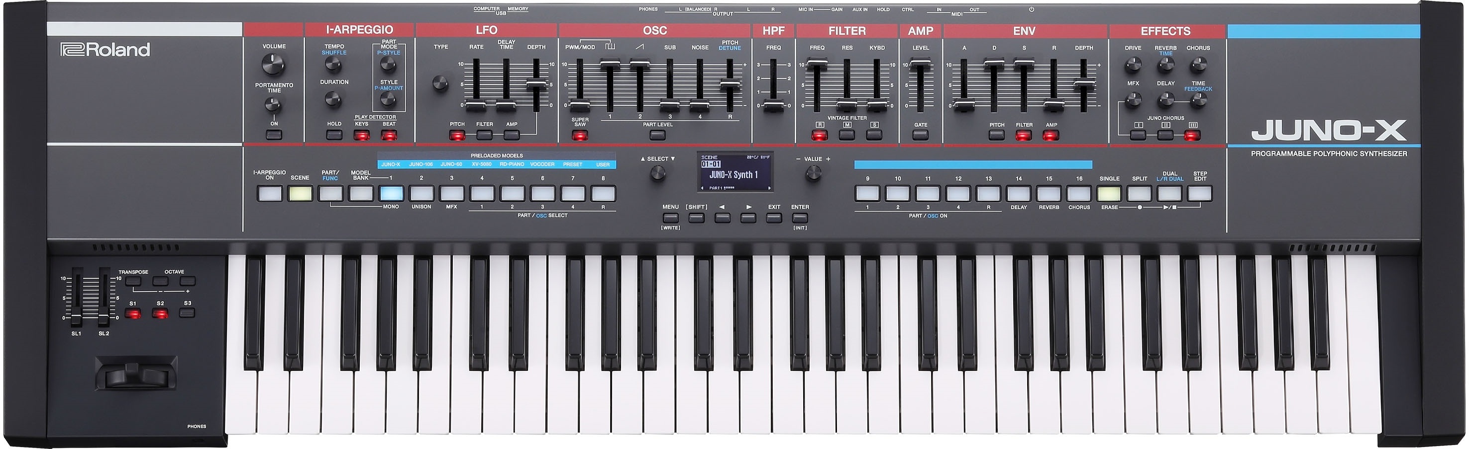 Roland Juno-x - Synthesizer - Main picture