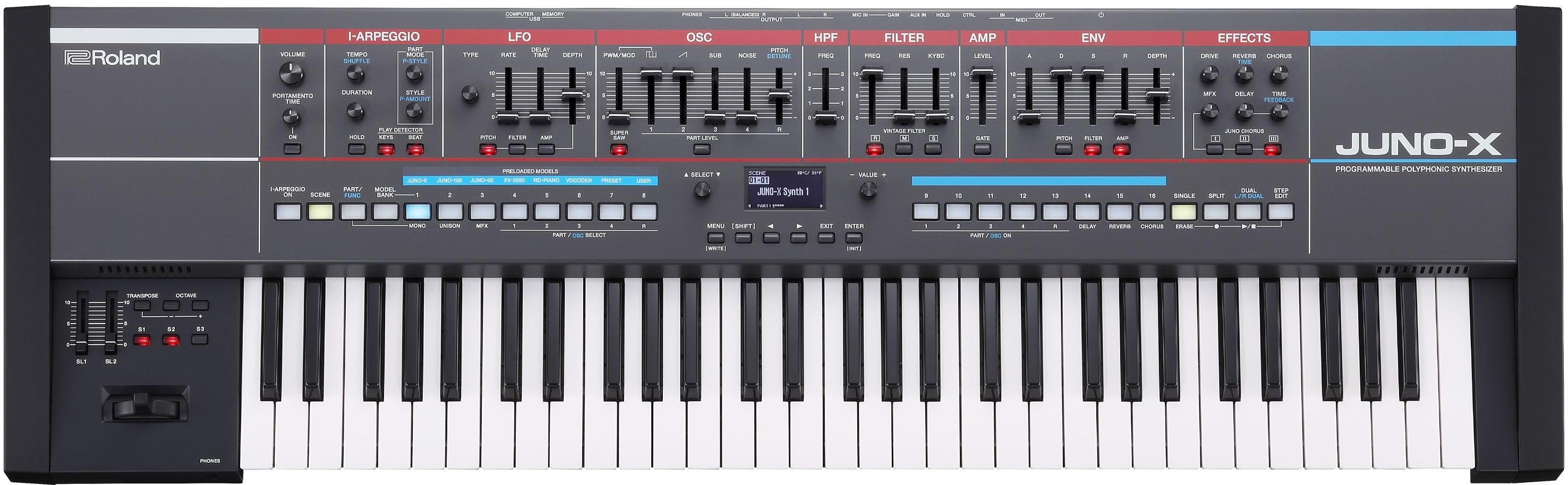 Synthesizer  Roland Juno-X