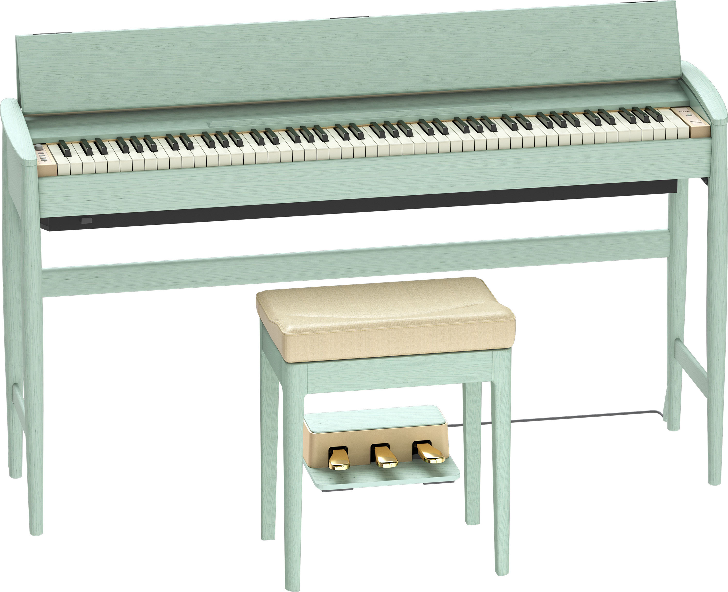 Roland Kiyola Kf-20 - Vert Celadon - Digitale piano met meubel - Main picture