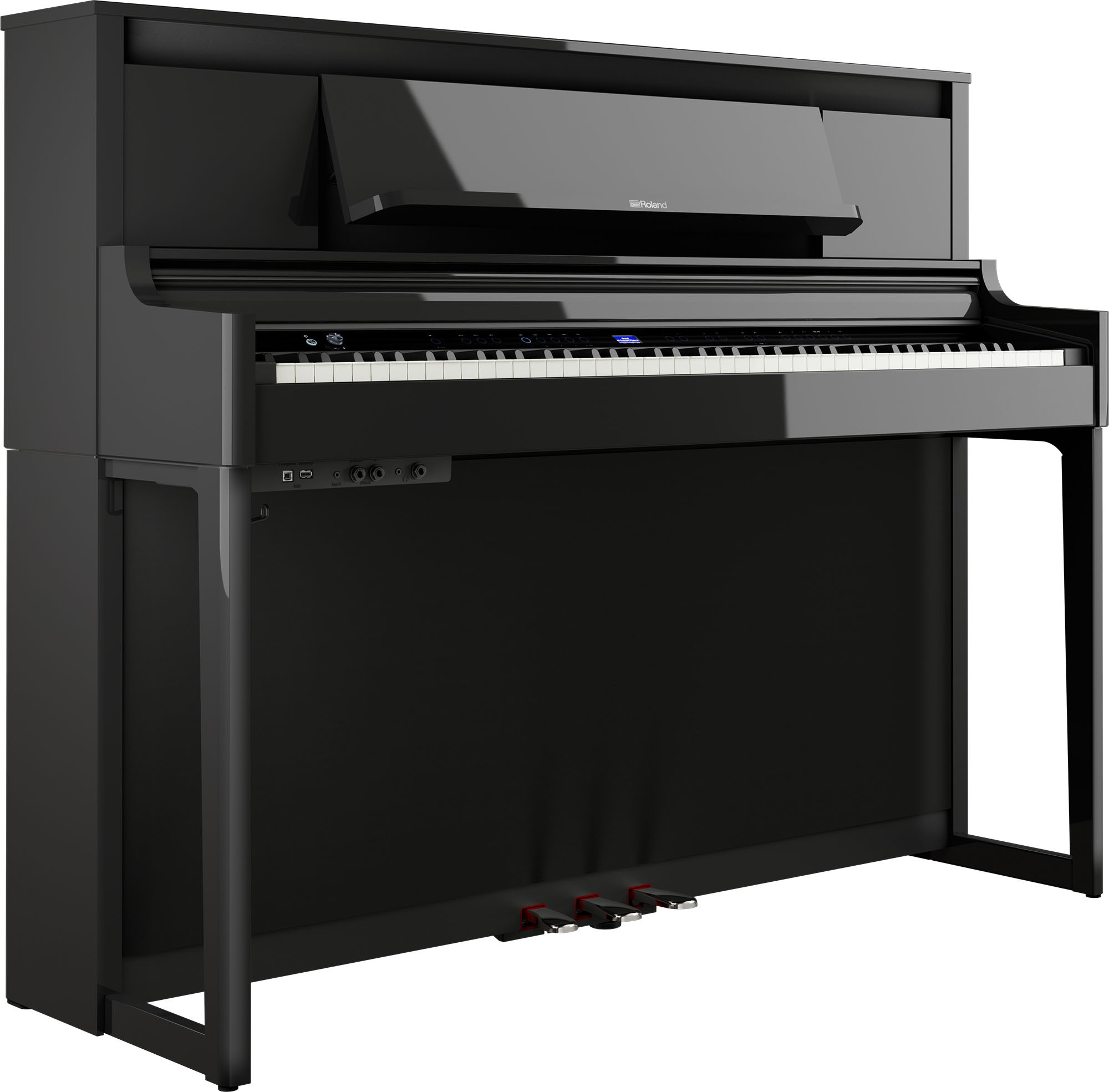 Roland Lx-6 Pe - Polished Ebony - Digitale piano met meubel - Main picture