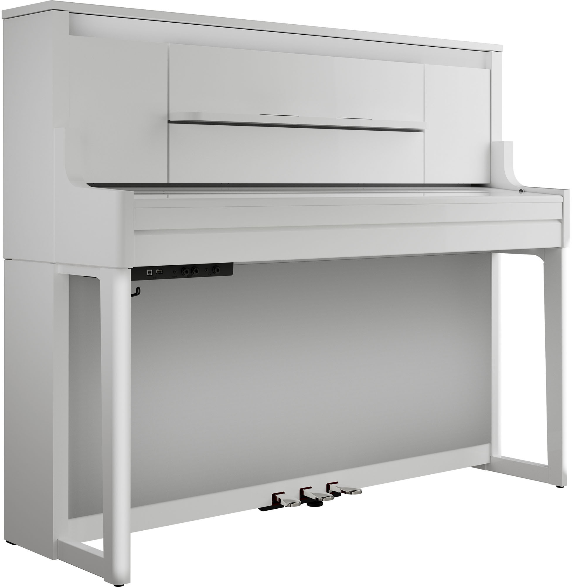 Roland Lx-9-pw - Polished White - Digitale piano met meubel - Main picture