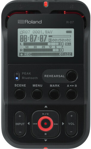 Roland R-07-bk - Mobiele opnemer - Main picture
