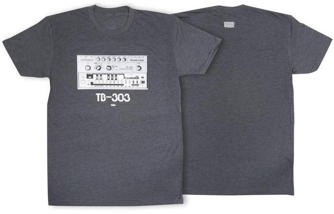 T-shirt Roland TB-303 Crew T-Shirt Charcoal - S