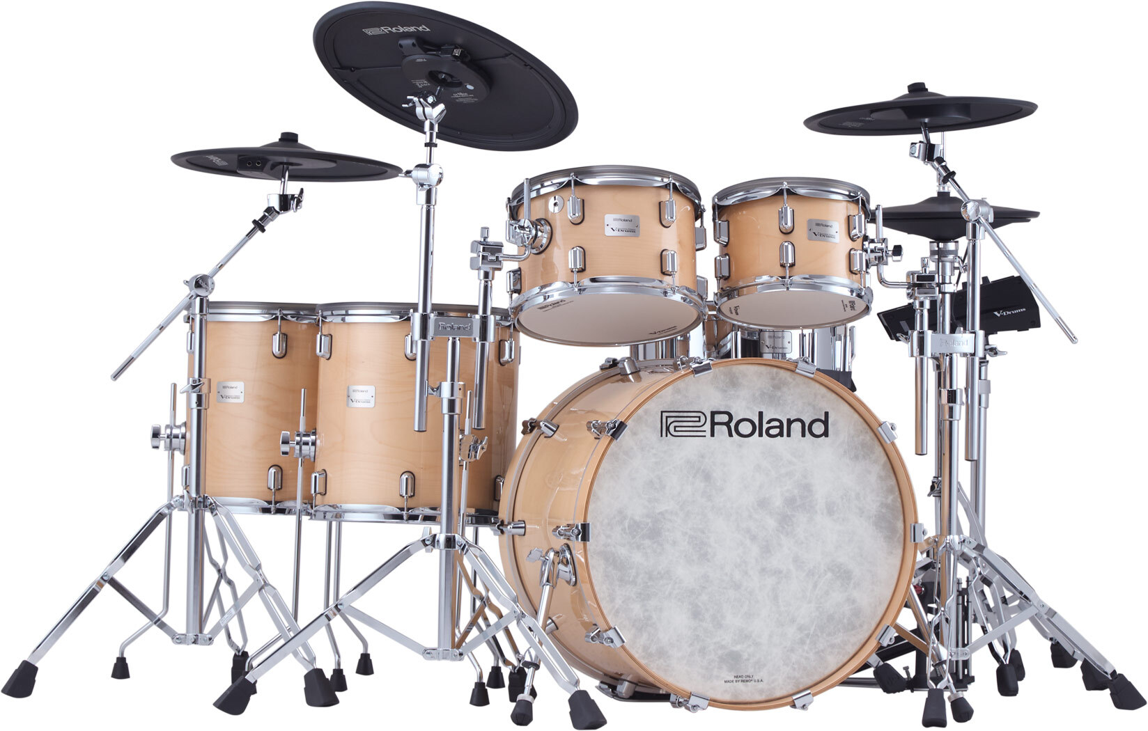 Roland Vad716 V-drums Kit - Gloss Natural - Elektronisch drumstel - Main picture