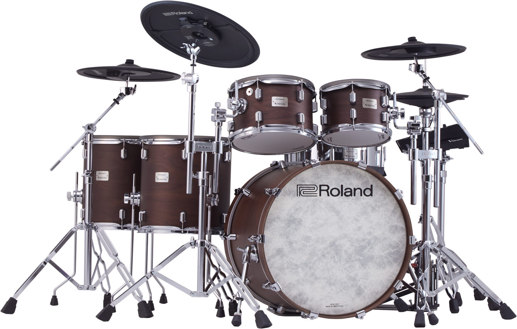 Roland Vad716 V-drums Kit - Satin Walnut - Elektronisch drumstel - Main picture