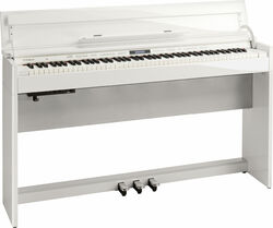 Digitale piano met meubel Roland DP603 - Polished white