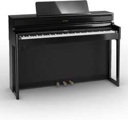 Digitale piano met meubel Roland HP704 PE - Noir laqué