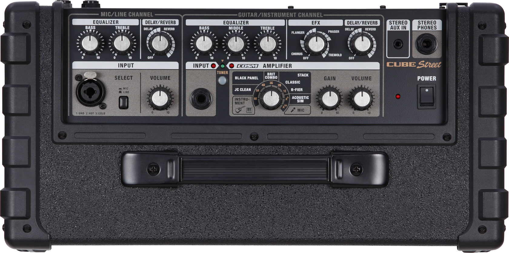 Roland Cube Street Battery Stereo Amplifier 2x25w 2x8 Black - Combo voor elektrische gitaar - Variation 1