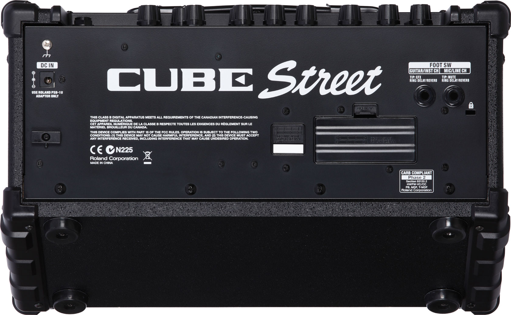 Roland Cube Street Battery Stereo Amplifier 2x25w 2x8 Black - Combo voor elektrische gitaar - Variation 2