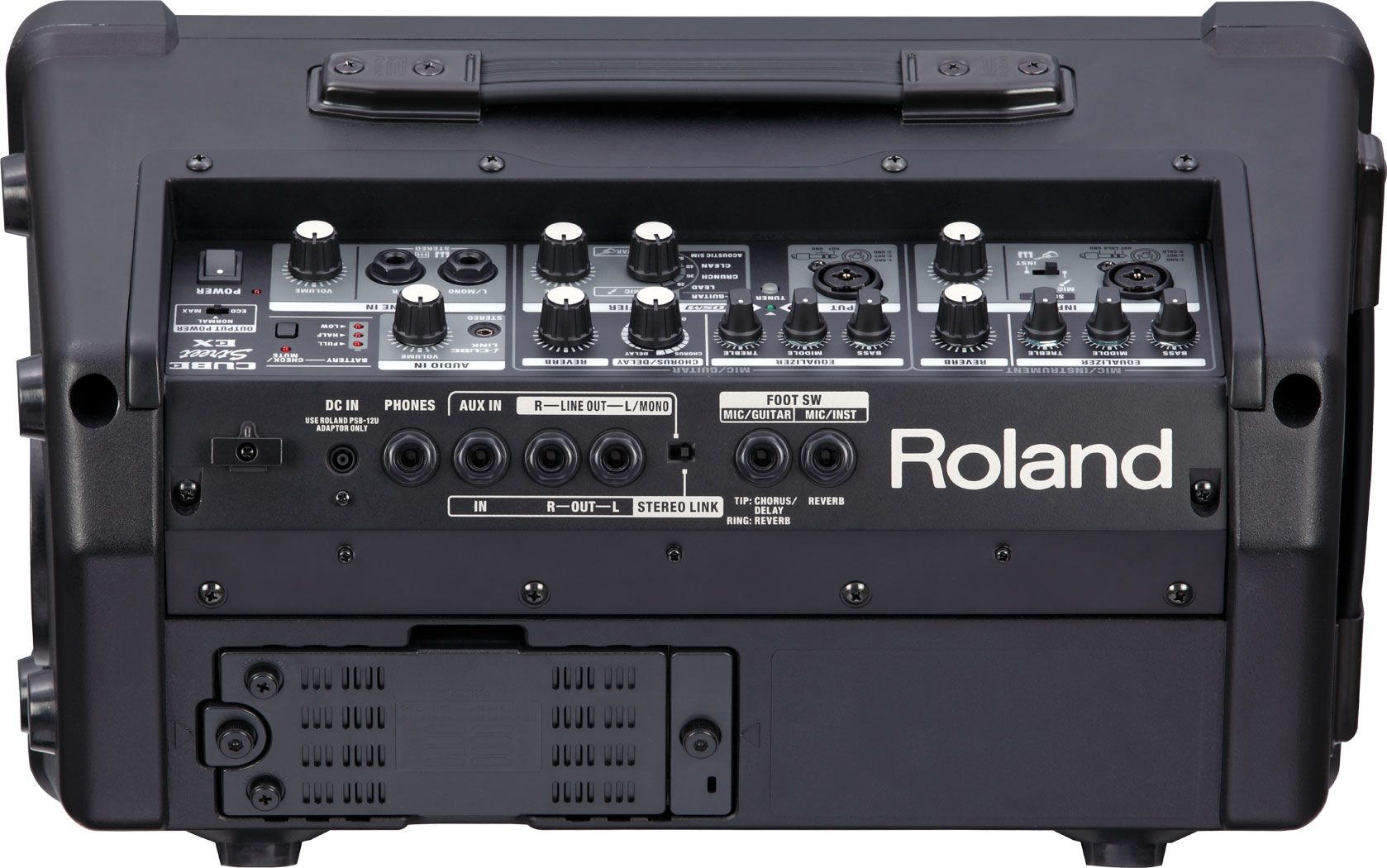Roland Cube Street Ex 2x25w 2x8 Black - Combo voor elektrische gitaar - Variation 1