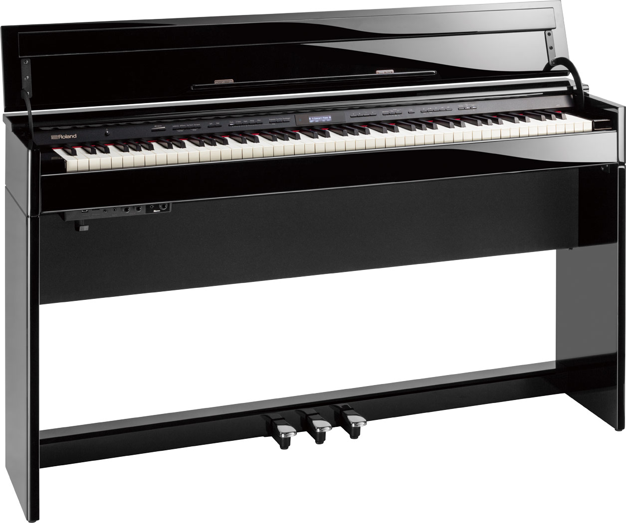 Roland Dp603 - Polished Ebony - Digitale piano met meubel - Variation 1