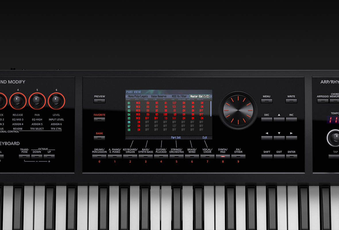 Roland Fa-07 - Workstation - Variation 4
