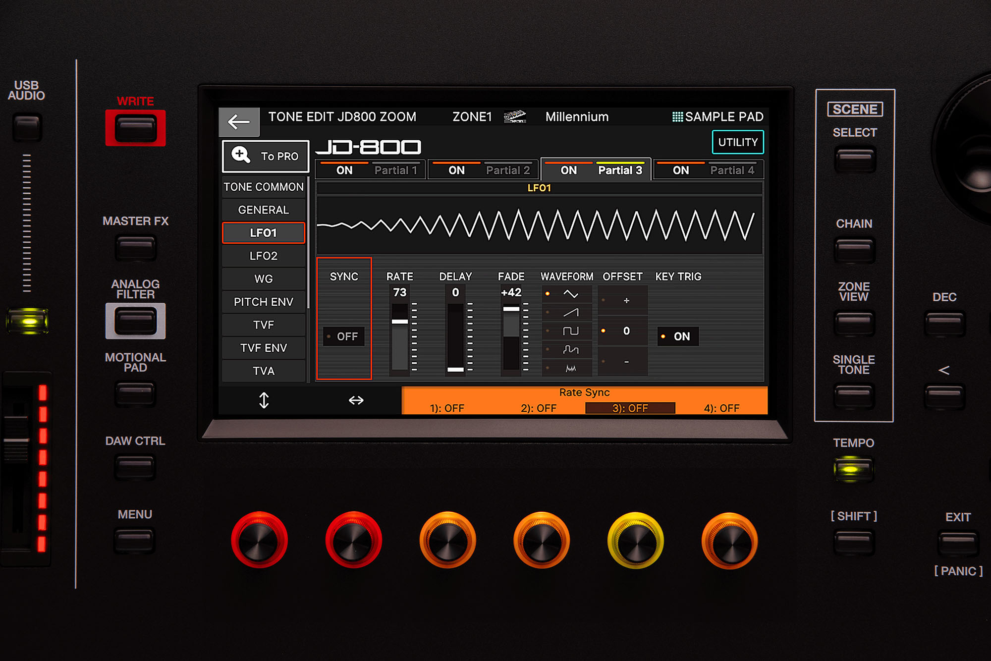 Roland Fantom 7 Ex - Synthesizer - Variation 8