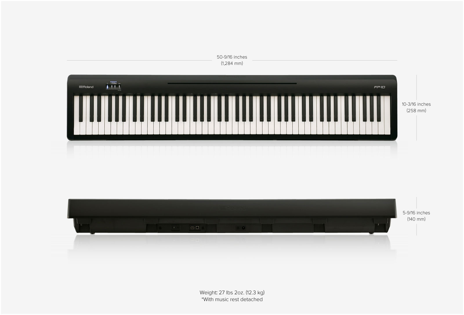 Roland Fp-10 Bk - Draagbaar digitale piano - Variation 9