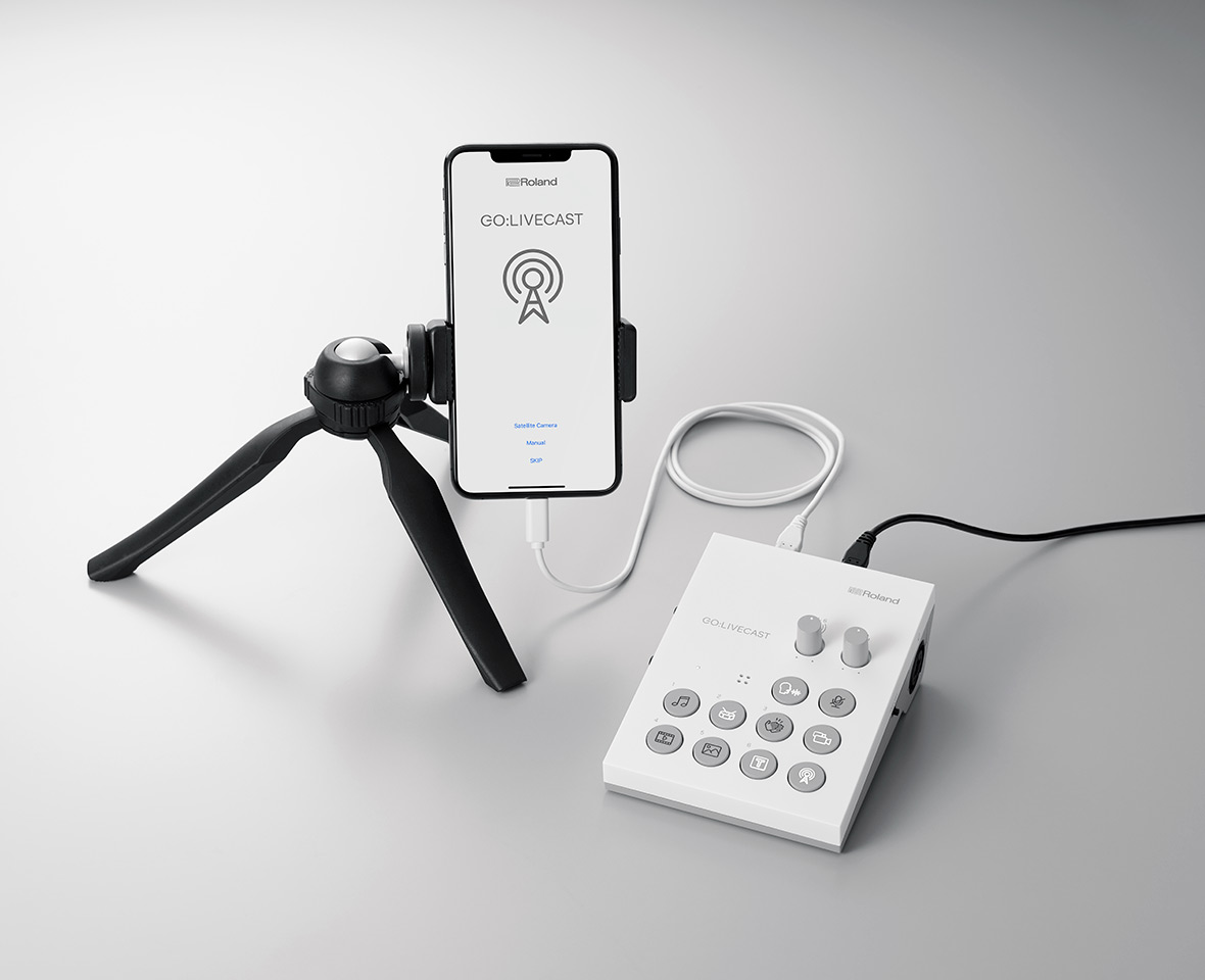 Roland Go:livecast - Iphone / Ipad audio-interface - Variation 1