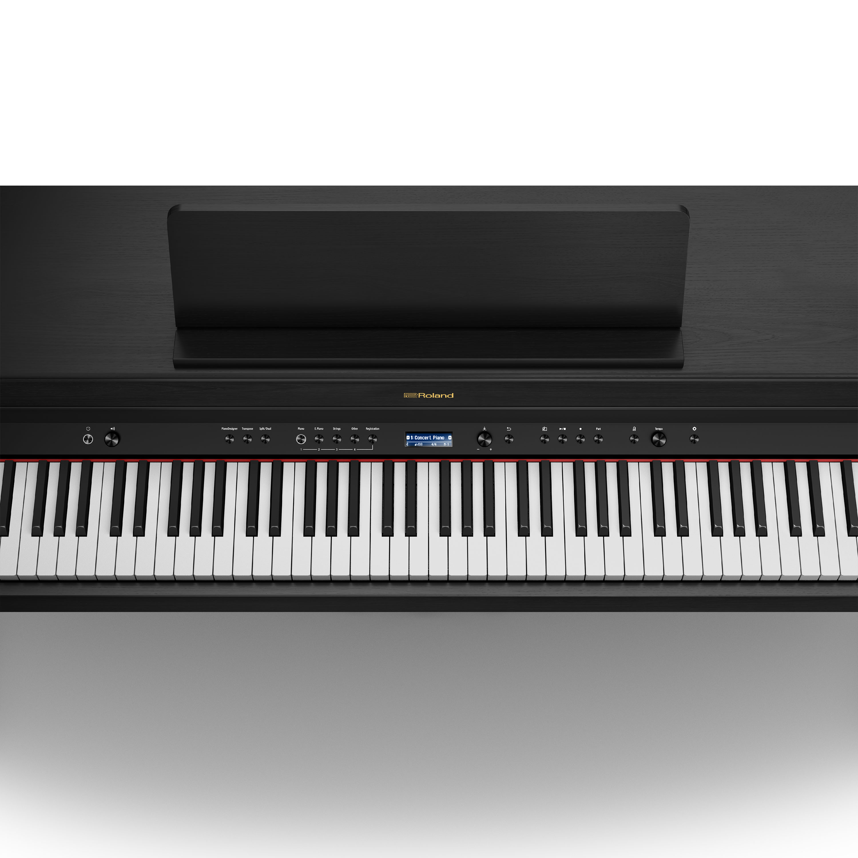 Roland Hp 702 Ch Noir Mat - Digitale piano met meubel - Variation 1