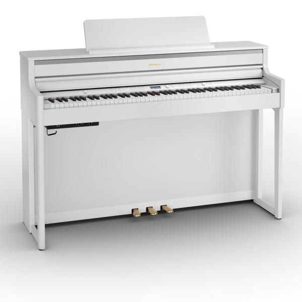 Digitale piano met meubel Roland HP704 WH WHITE