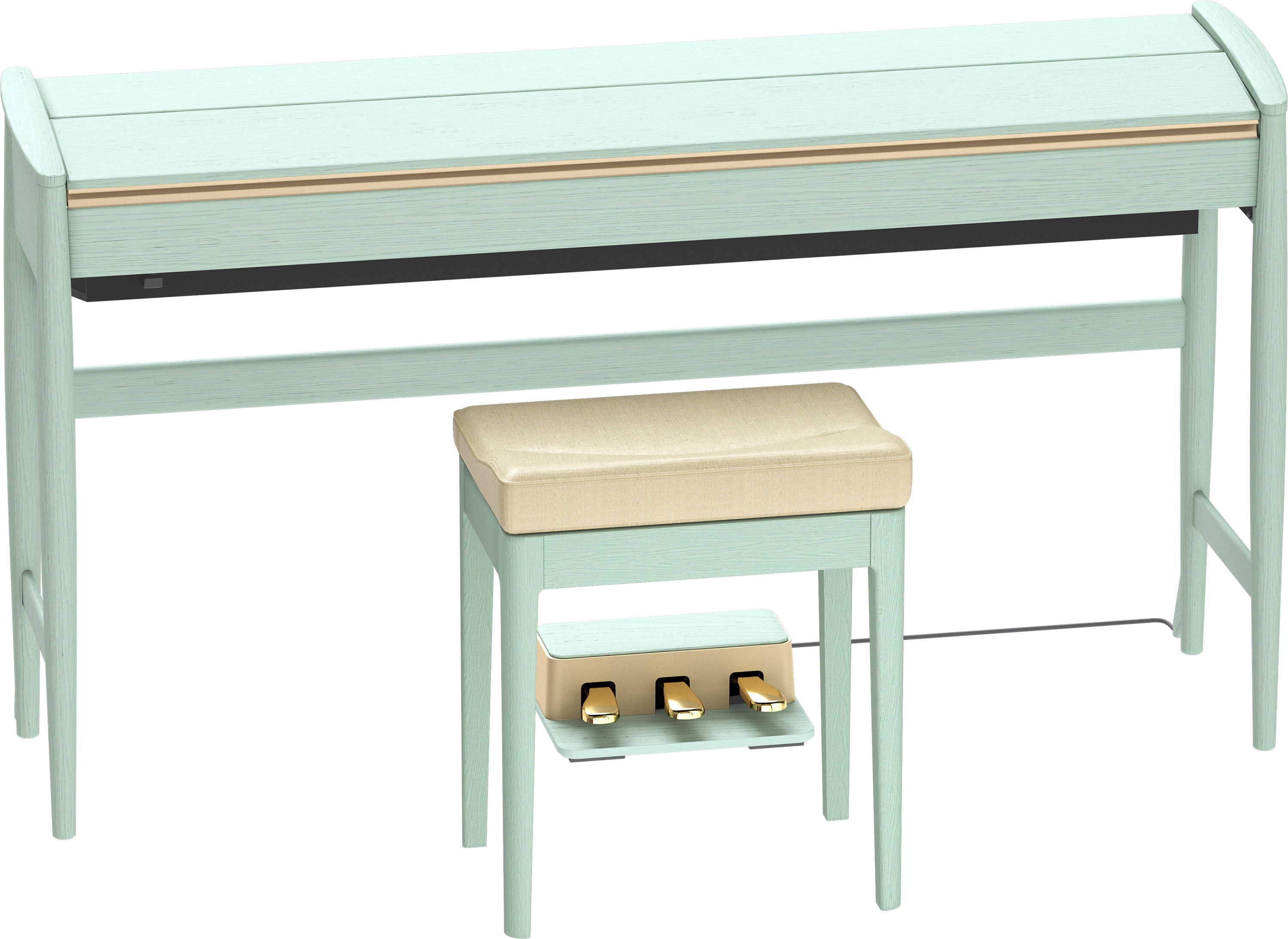 Roland Kiyola Kf-20 - Vert Celadon - Digitale piano met meubel - Variation 3