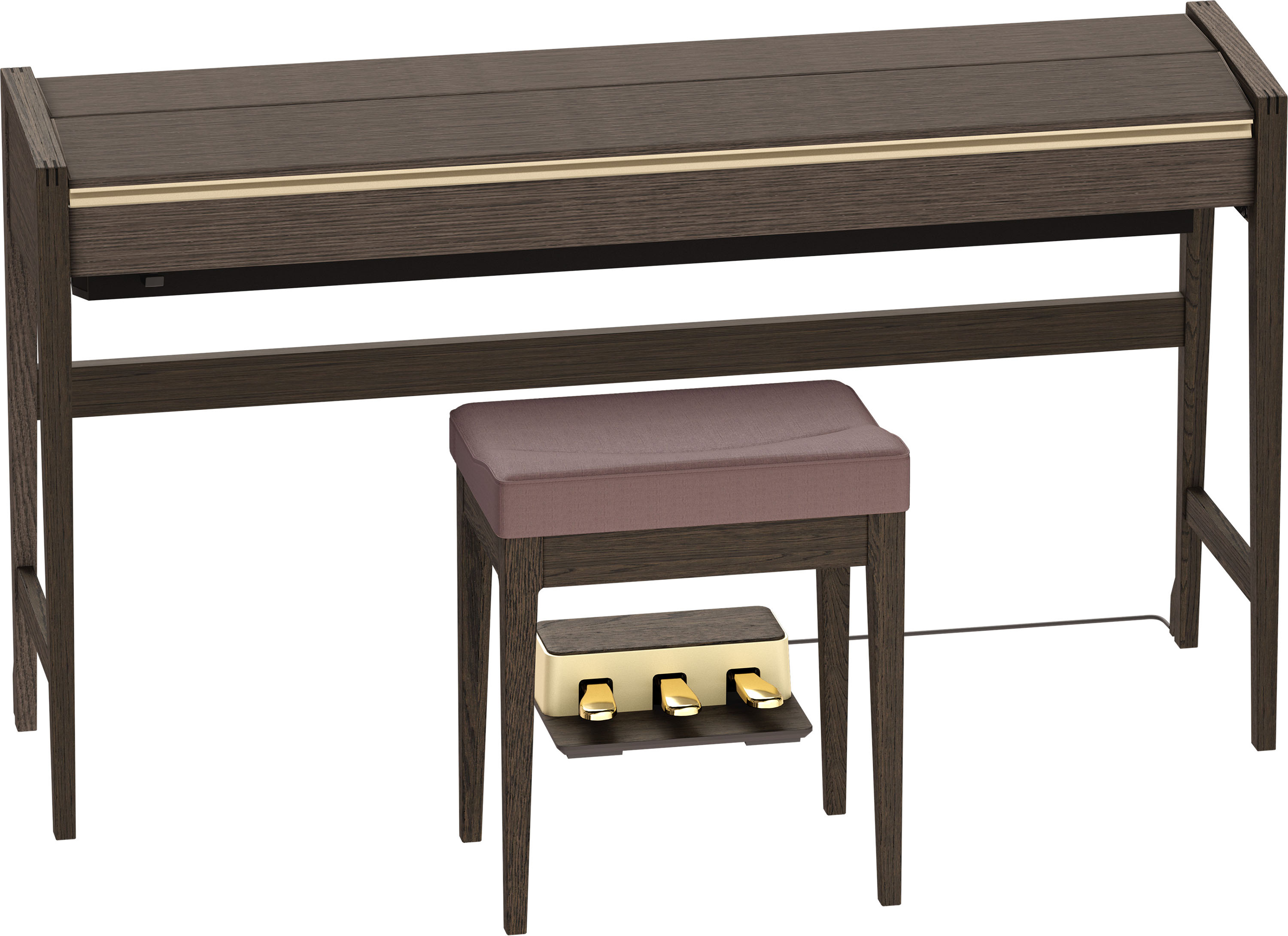 Roland Kiyola Kf-25 - Chene Fume - Digitale piano met meubel - Variation 1