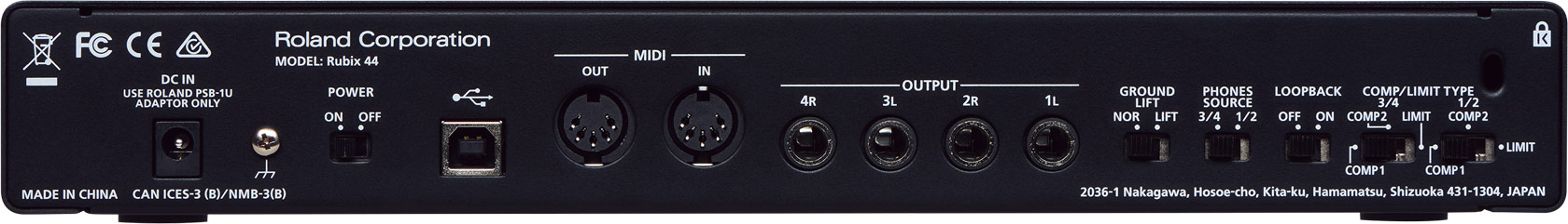 Roland Rubix44 - USB audio-interface - Variation 1