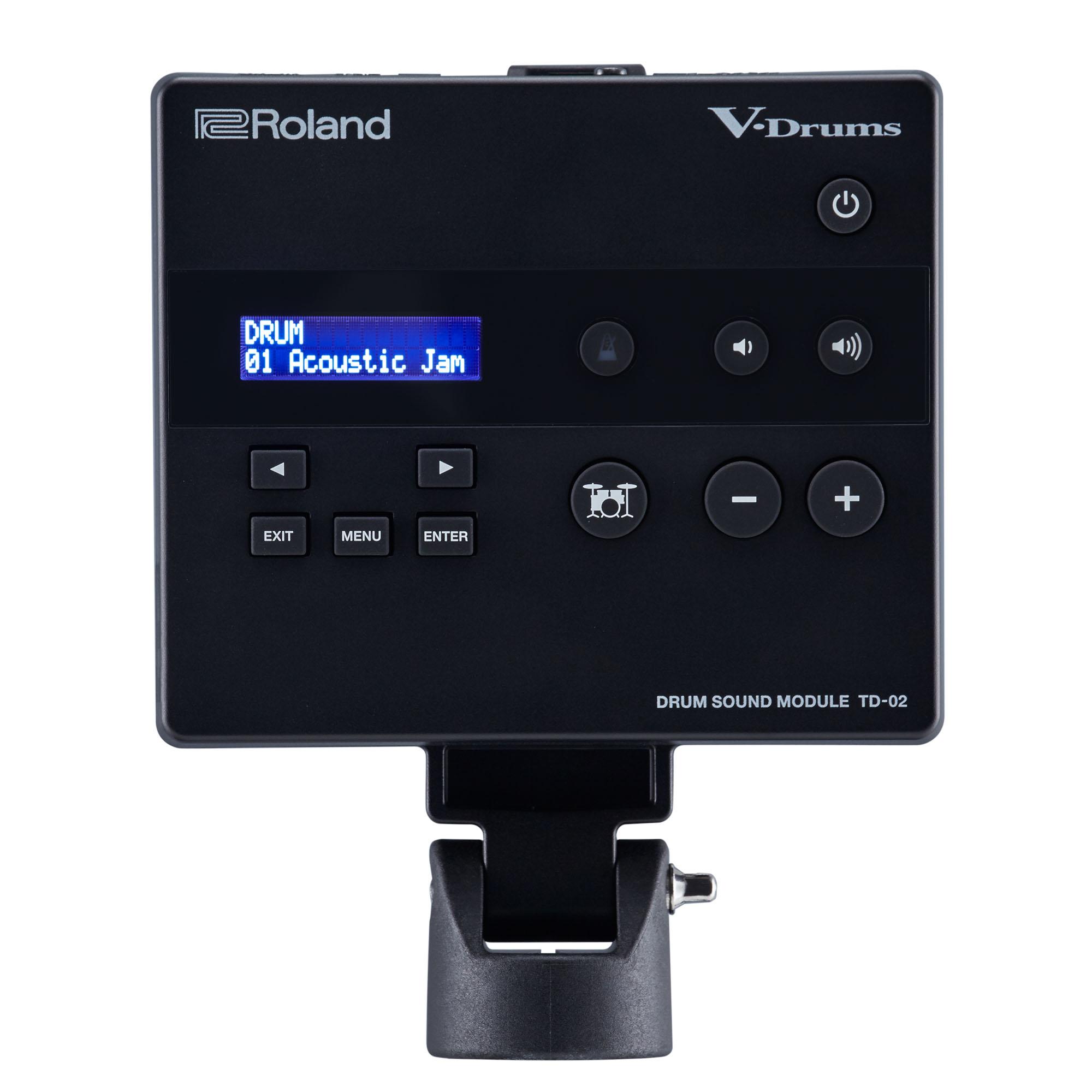 Roland Td-02k Bundle Complet - X-hp1 + Dt90 + Vic5a - Drum Promo Set - Variation 2