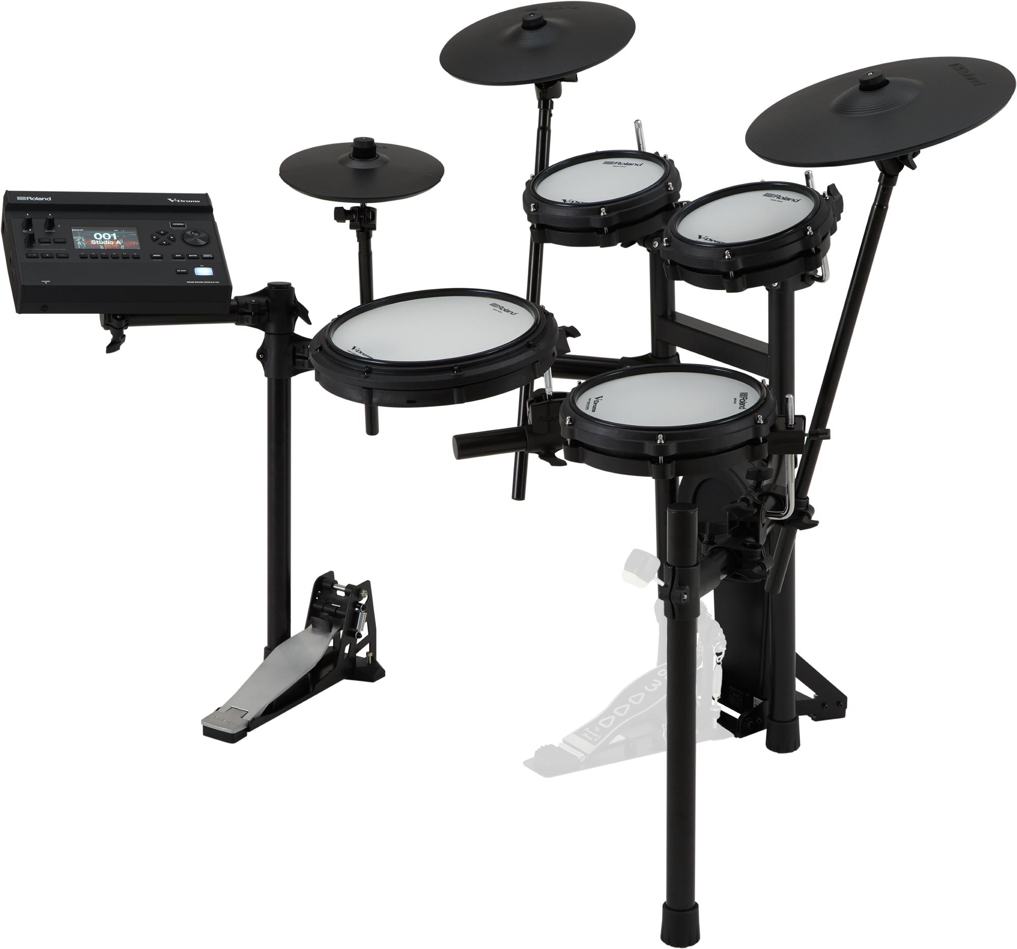 Roland Td-313 V-drums Bundle Complet - X-hp1 + Dt90 + Vic5a + Hp30 - Drum Promo Set - Variation 1
