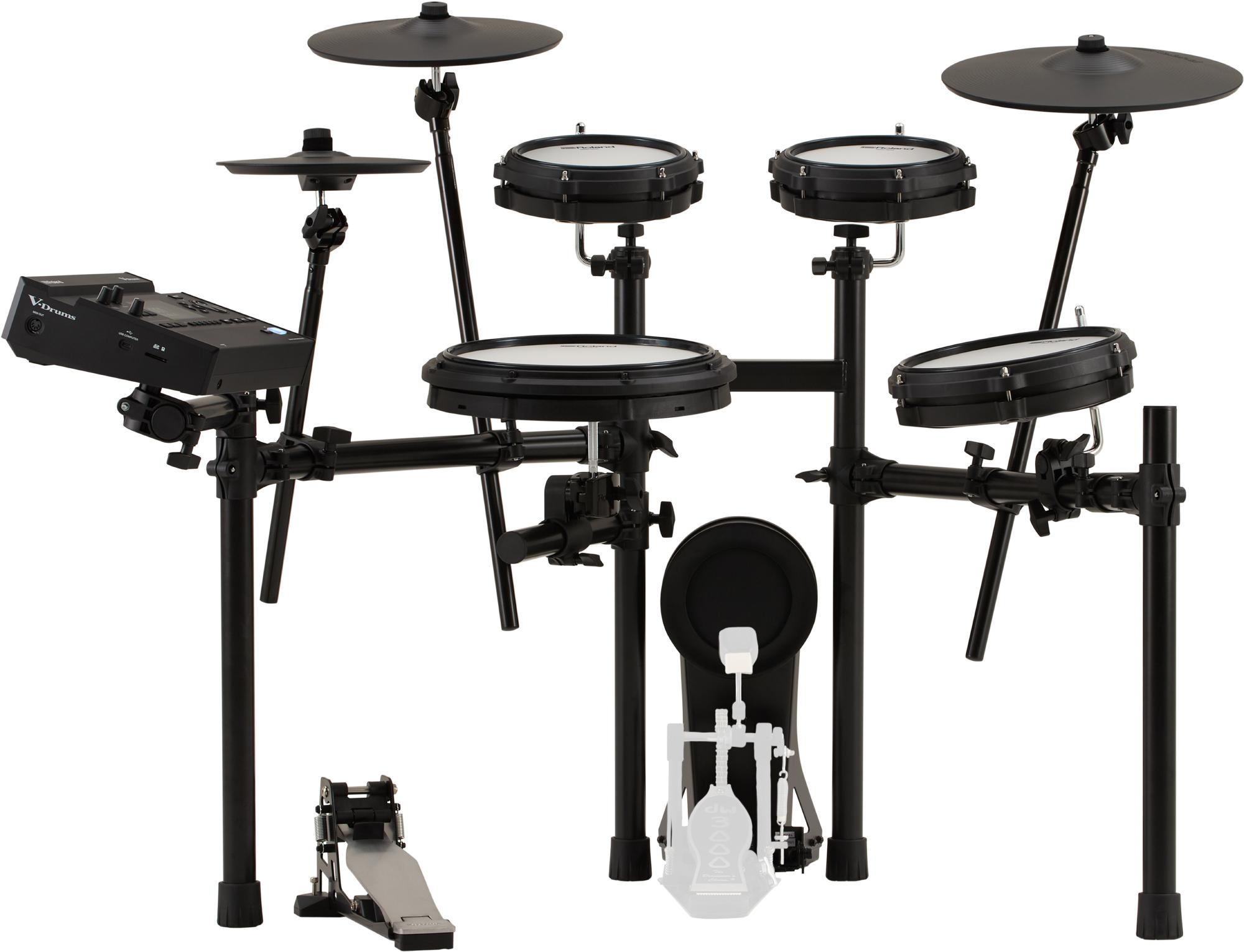 Roland Td-313 V-drums Bundle Complet - X-hp1 + Dt90 + Vic5a + Hp30 - Drum Promo Set - Variation 2