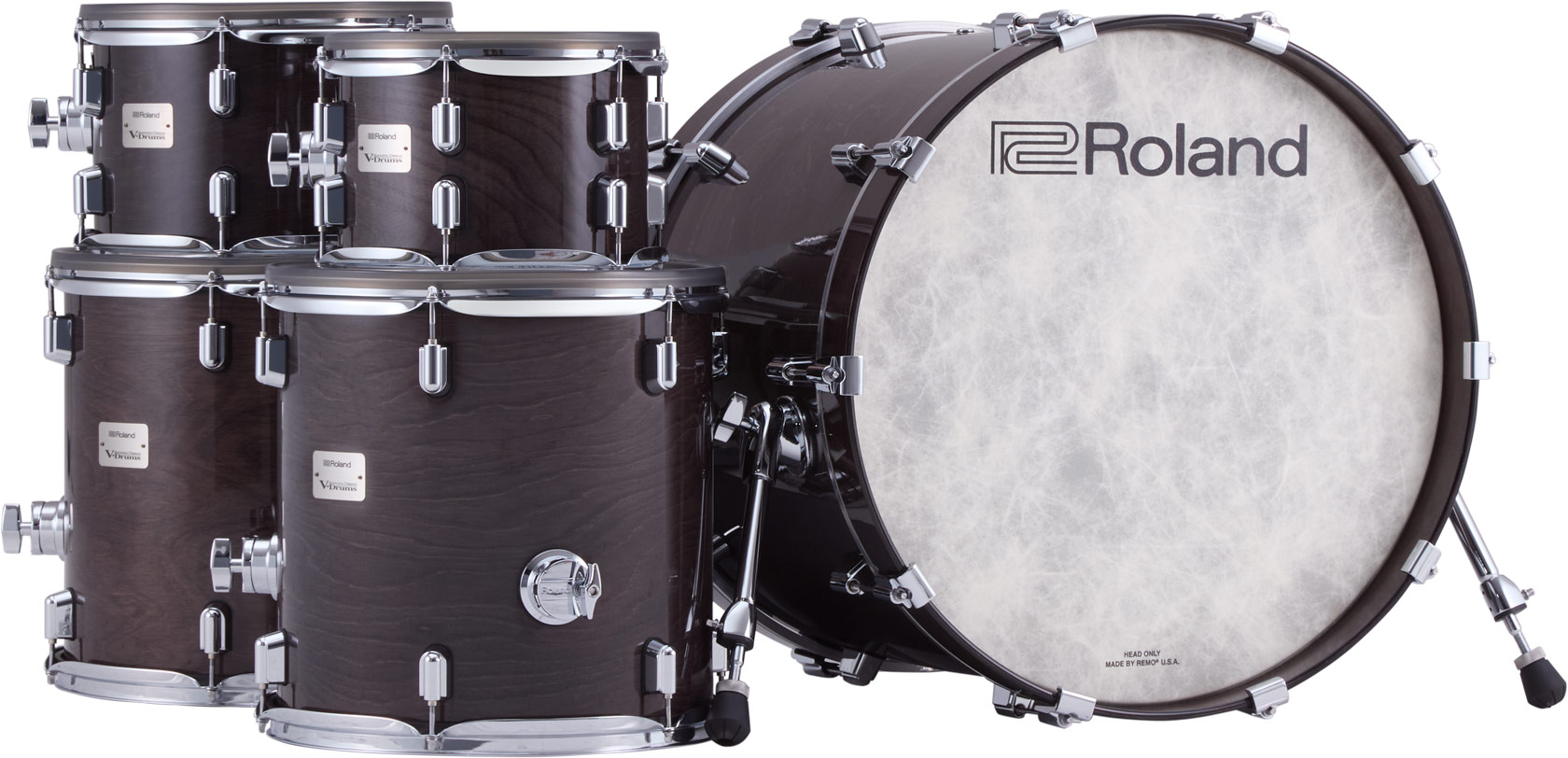 Roland Vad716 V-drums Kit - Gloss Ebony - Elektronisch drumstel - Variation 1
