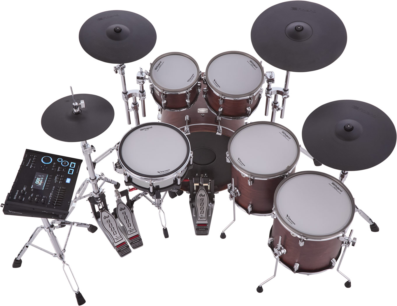 Roland Vad716 V-drums Kit - Satin Walnut - Elektronisch drumstel - Variation 2